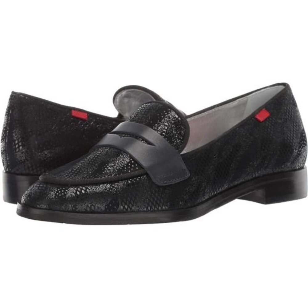 NEW Marc Joseph New York East Village Loafer Navy Glaze Women's 5.5 - Picture 4 of 7